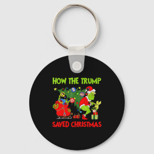 Llavero Cómo Trump Salvó La Navidad Divertido Trump Navida