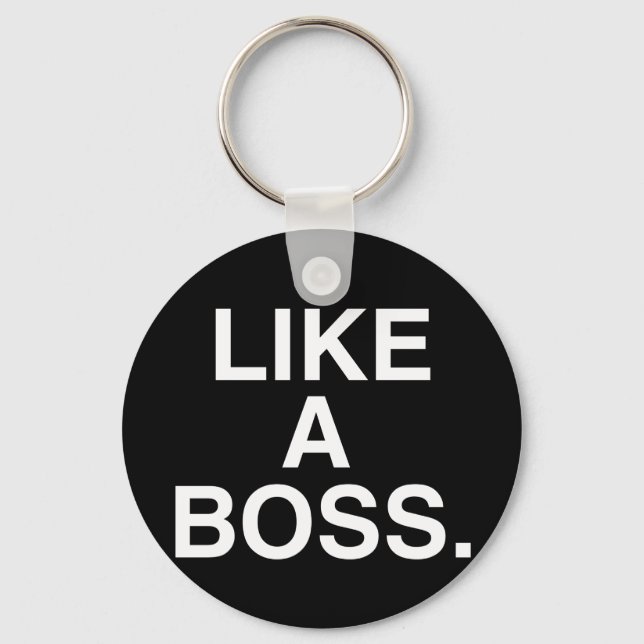 Llavero Como una cadena de teclas de un jefe (Anverso)