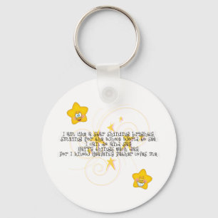 Llavero como una estrella brillante