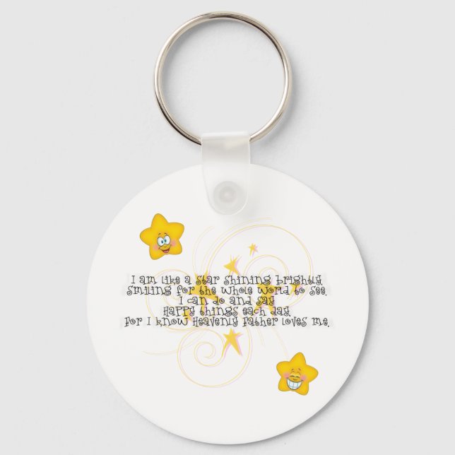 Llavero como una estrella brillante (Anverso)
