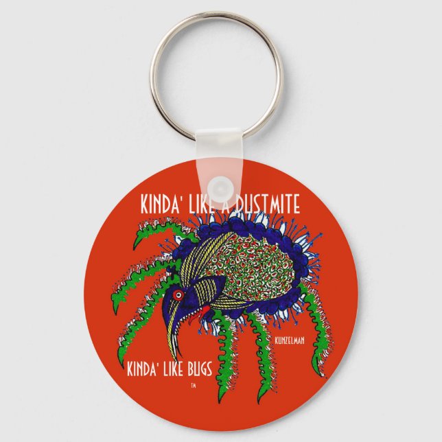 LLAVERO COMO UNA KEYCHAIN DUSTMITA (Anverso)