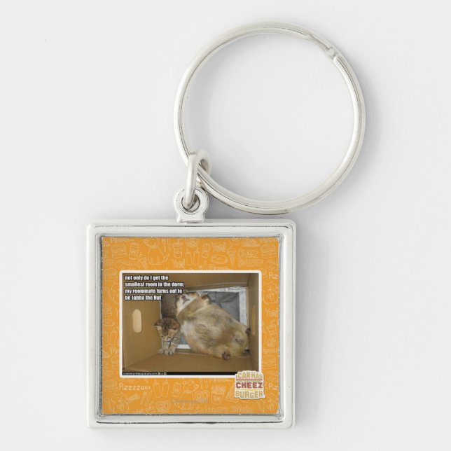 Llavero Compañero de cuarto gordo (Frente)