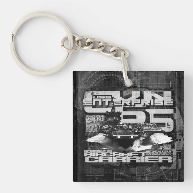 Llavero Compañía aérea Enterprise Acrylon Keychain (Frente)