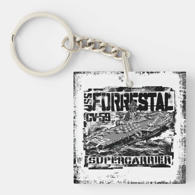 Llavero Compañía aérea Forrestal Acrylic Keychain (Frente)