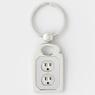 Llavero Compartimento eléctrico falso divertido