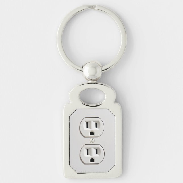 Llavero Compartimento eléctrico falso divertido (Anverso)