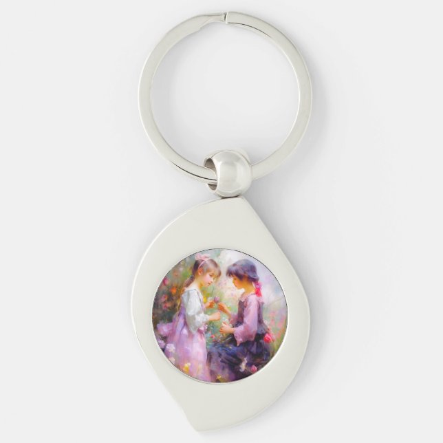 Llavero Compartir Rosas y amistad (Anverso)