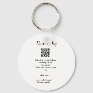 Llavero Compartir y etiquetar en el análisis de Instagram 