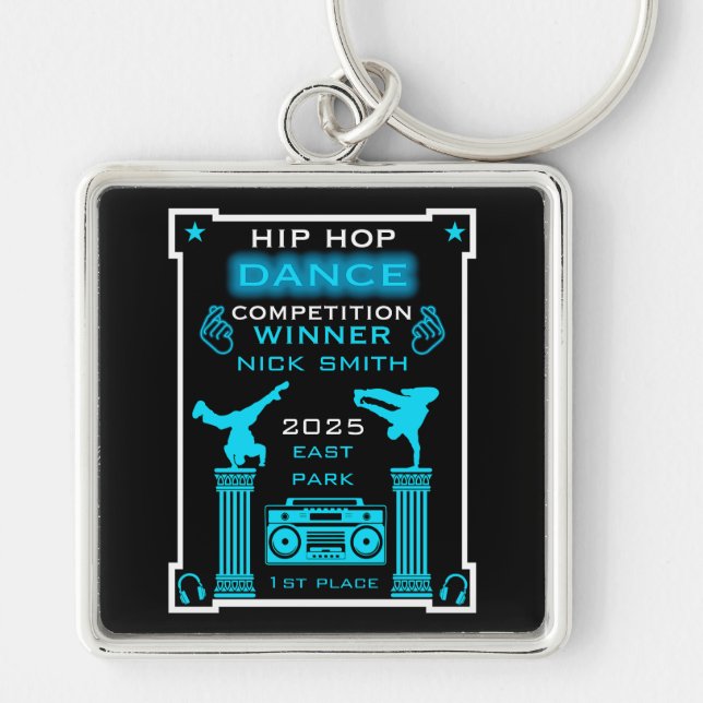 Llavero Competencia de baile Hip Hop (Frente)
