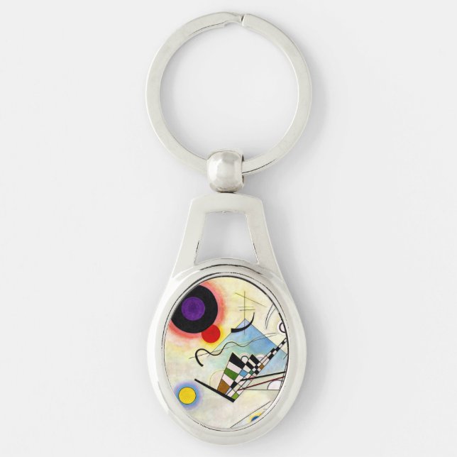Llavero Composición 8 de Kandinsky (Anverso)