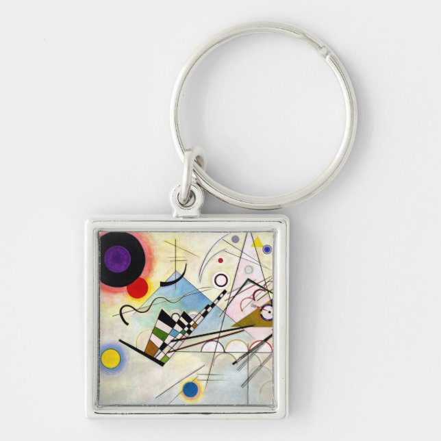 Llavero Composición 8 de Kandinsky (Frente)