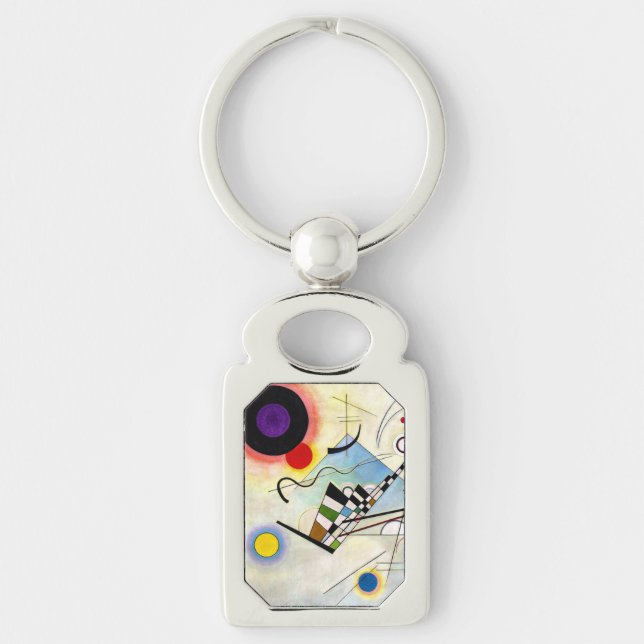 Llavero Composición 8 de Kandinsky (Anverso)
