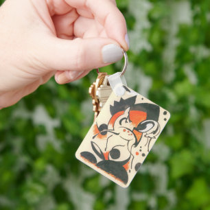 Llavero Composición con dos ciervos de Franz Marc