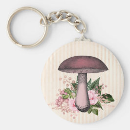 Llavero Composición de hongos y florales venecianos