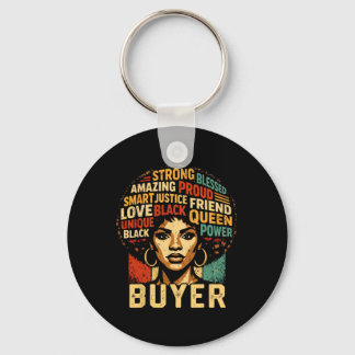 Llavero Comprador Arte Poderoso de la Historia Negra del M