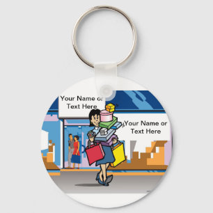 Llavero Compradora - Personalizado por PrintedPerfection.c