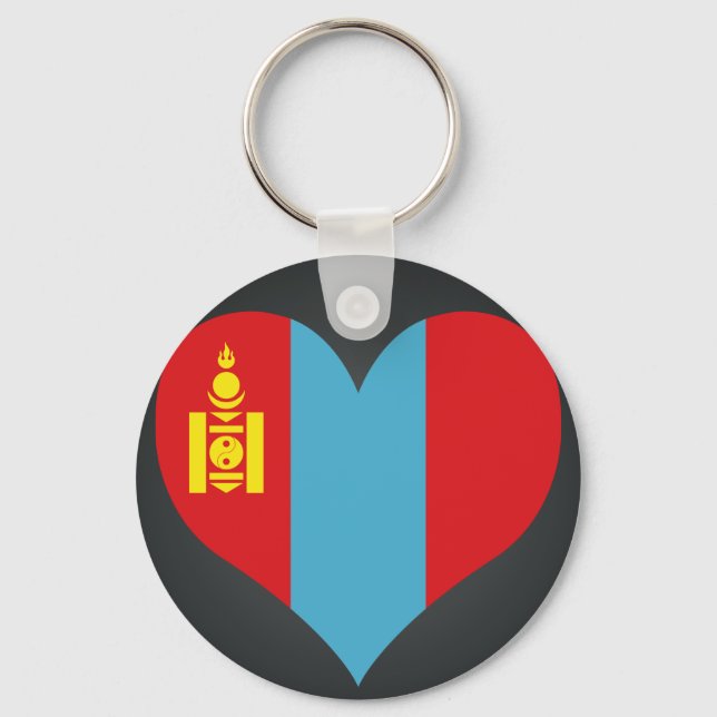 Llavero Comprar bandera de Mongolia (Anverso)