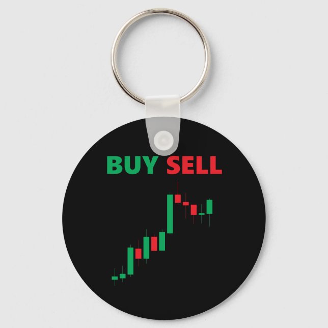 Llavero Comprar Vender - Trader de Divisas del Mercado de  (Anverso)
