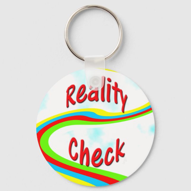 Llavero Comprobación de la realidad - Fob de teclas (Anverso)