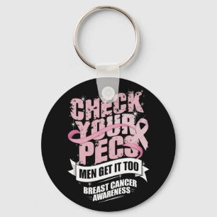 Llavero Comprobar la conciencia sobre el cáncer de mama en