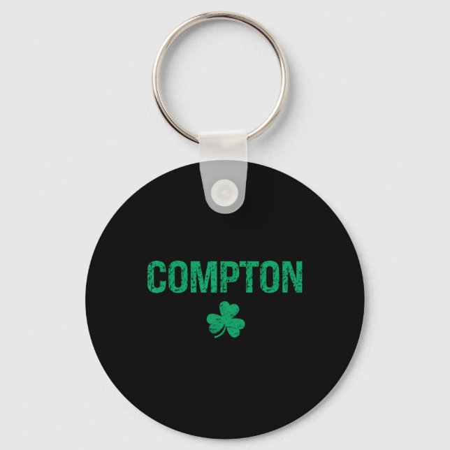 Llavero Compton Irish Shamrock St Patrick's Day  (Anverso)