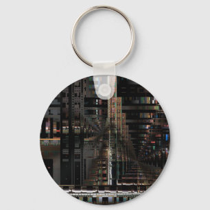 Llavero Computadora electrónica de la placa del circuito d