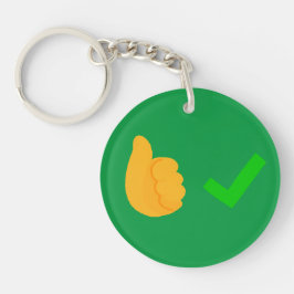 Llavero Comunicación no verbal Sí/No Doble cara