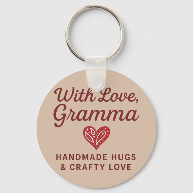 Llavero Con amor, Gorra Gramma (Anverso)