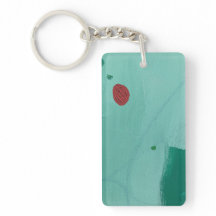 Llavero con diseño de cereza voladora