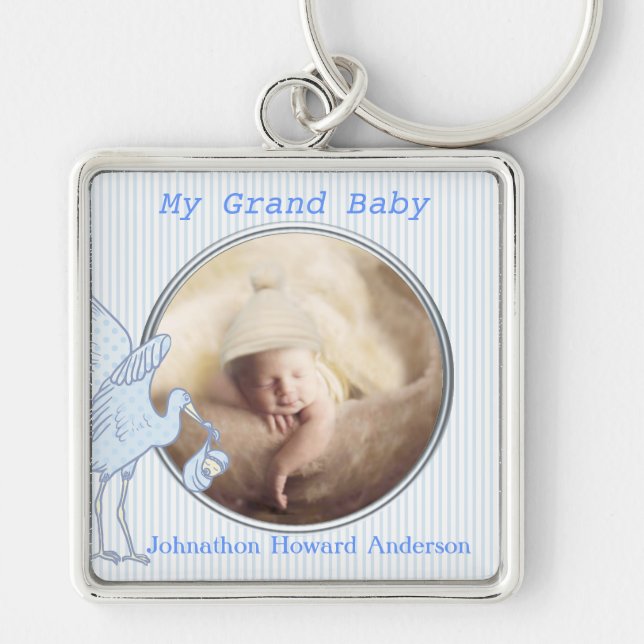 Llavero con foto de mi nieto (Frente)