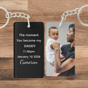 Llavero con Foto Personalizada con Bebé Recién Nac