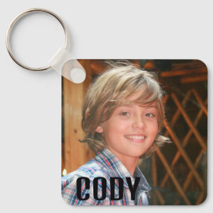 LLAVERO CON FOTO PIE SIMPLE PERSONALIZADO