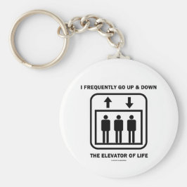 Llavero Con Frecuencia Subiré Y Bajé Por El Ascensor De La