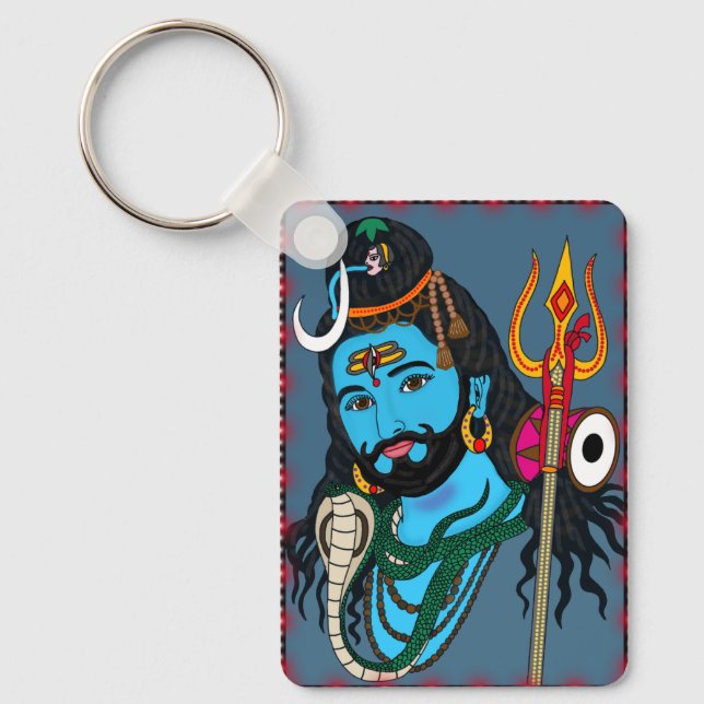Llavero con la cara de Shiva (Anverso)