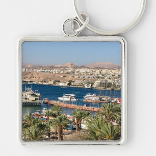 Llavero con la foto del puerto deportivo