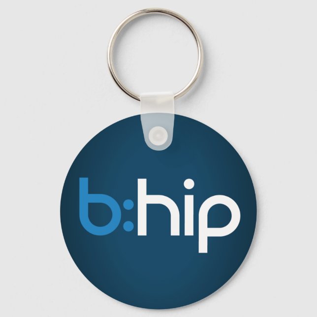 llavero con logo de b:hip (Anverso)