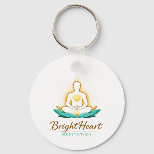 Llavero con logo de Meditación Brightheart
