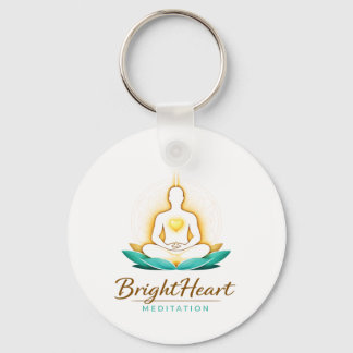Llavero con logo de Meditación Brightheart