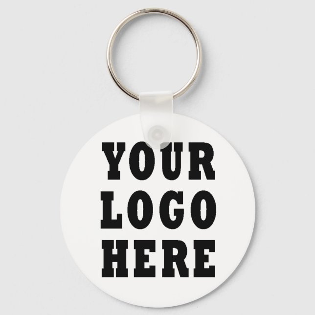 Llavero con logotipo de empresa personalizado (Anverso)