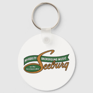 Llavero con logotipo de música Seeburg 1000
