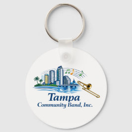 Llavero con logotipo de TCB Trombone