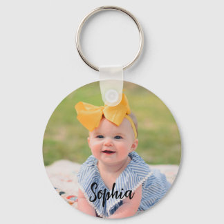 Llavero con nombre de bebé personalizado y escritu