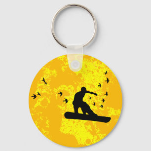 Llavero con pájaros.