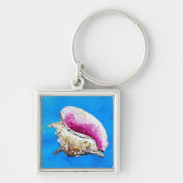 Llavero Conch Shell Keychain