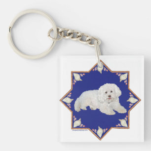 Llavero Conchas de Bichon Frise