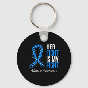 Llavero Conciencia de Alopecia Su Lucha Es Mi Lucha Que Ll