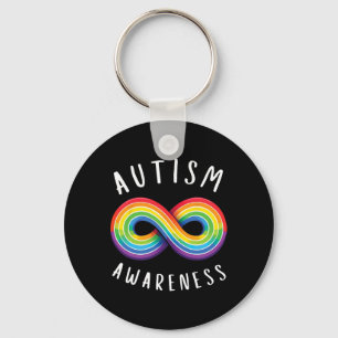 Llavero Conciencia de Autismo de Rainbow Infinity 