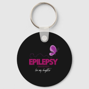 Llavero Conciencia De La Epilepsia Cuidada Para Mi Hija