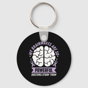 Llavero Conciencia de la epilepsia Mis ondas cerebrales so