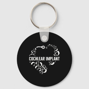 Llavero Conciencia de la pérdida de audición Amor Implante